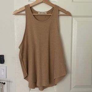 Free People Cool It Tank Top True Tan Size Small